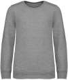 NS403 Native Spirit Kids Crew Neck Sweatshirt moon grey heather colour image